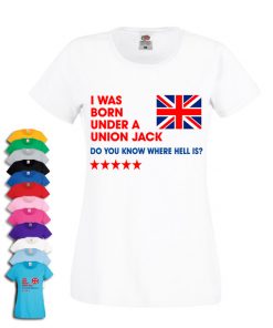 I Was Born Womens T-shirt