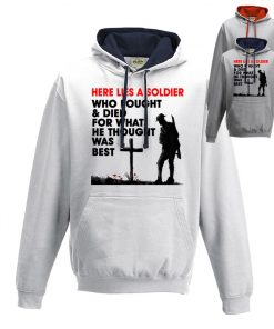 Here Lies A Soldier Hoodie