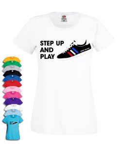 Step Up & Play Womens T-shirt
