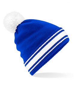 White & Blue Winter Hat