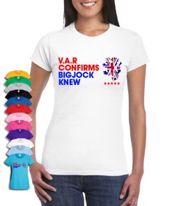 Big Jock Knew Womens T-shirt