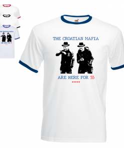 The Croatian Mafia Mens Ringer T-shirt - 55 Design