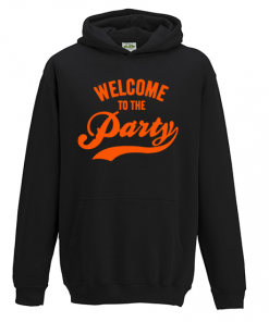 Alternative view of Welcome To The Party Childrens Hoodie