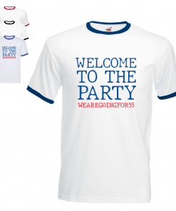 Welcome To The Party Mens Ringer T-shirt