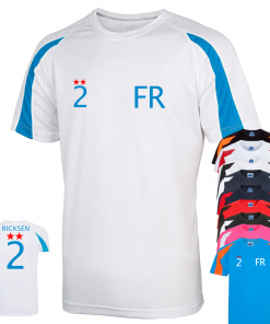 Fernando Ricksen T-shirt - 2 Tone FR2 Red Star