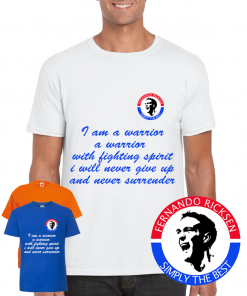 Fernando Ricksen Mens T-shirt - Warrior