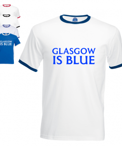 Glasgow is Blue Mens Ringer T-shirt