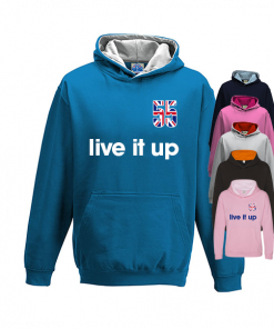 Live It Up Hoodie Childrens - 55 Design