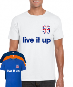 Live It Up Mens T-shirt - 55 Design