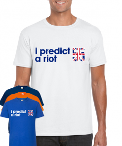 I Predict A Riot Mens T-shirt - 55 Design