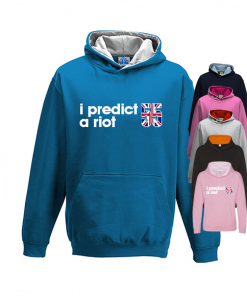 I Predict A Riot Hoodie Childrens - 55 Design